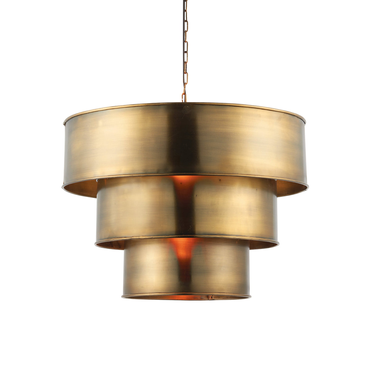 Endon Morad Aged Brass Chandelier – from Amos Lighting + Home