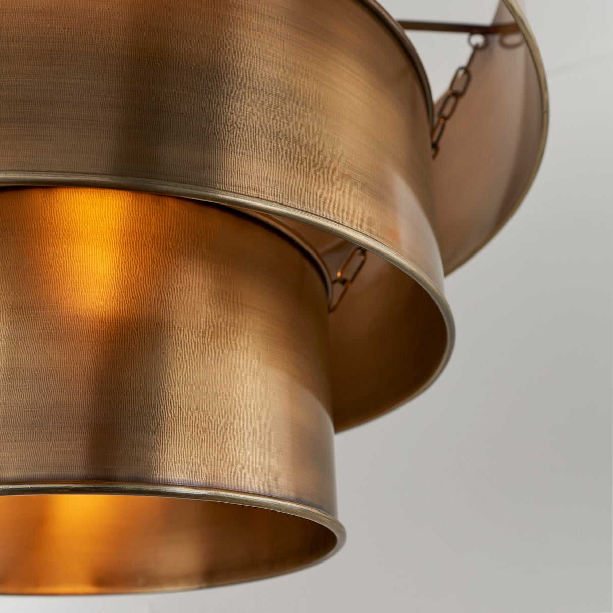 Endon Morad Aged Brass Chandelier – from Amos Lighting + Home