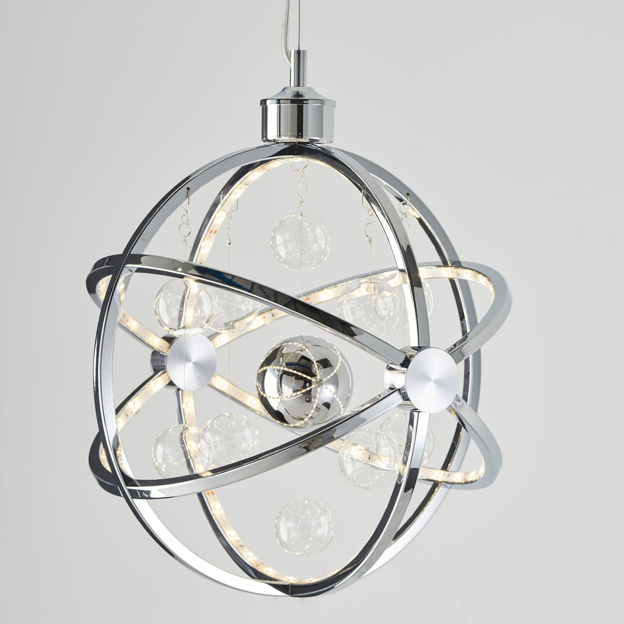 Endon Muni LED Pendant Chrome Small – from Amos Lighting + Home