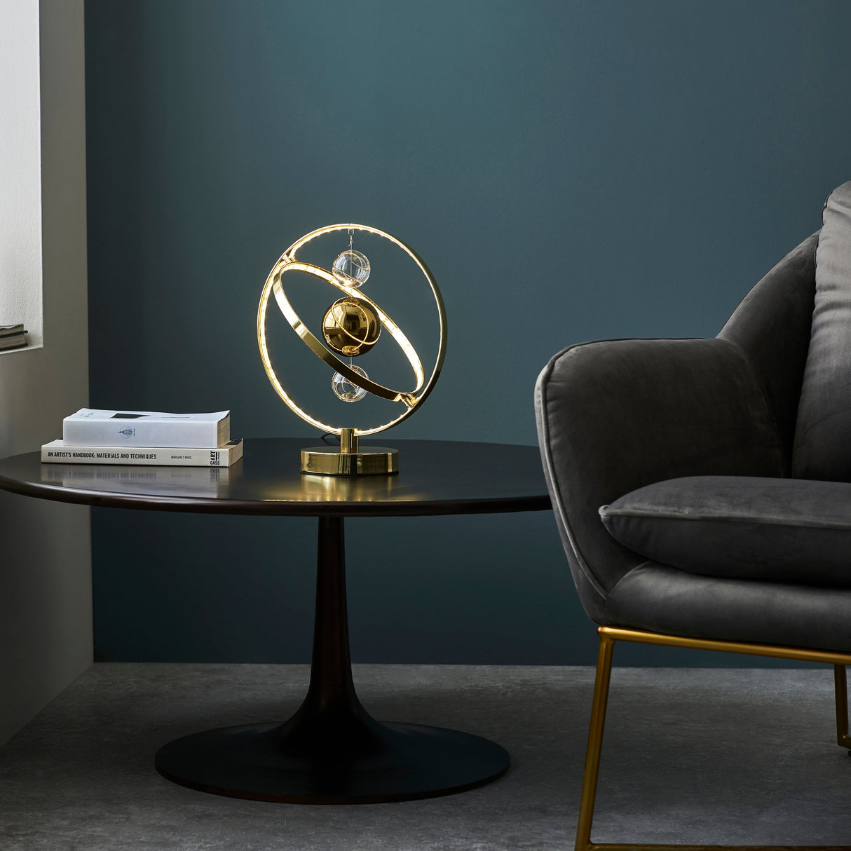 Endon Muni Table Lamp Gold – from Amos Lighting + Home