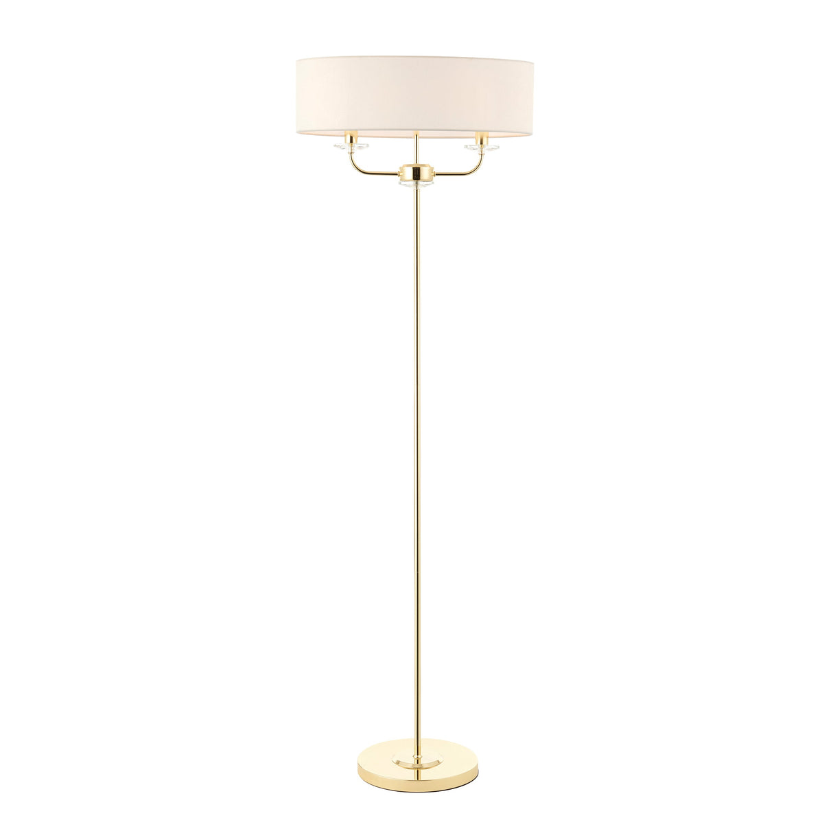 Amos Nixon Floor Lamp Brass – from Amos Lighting + Home