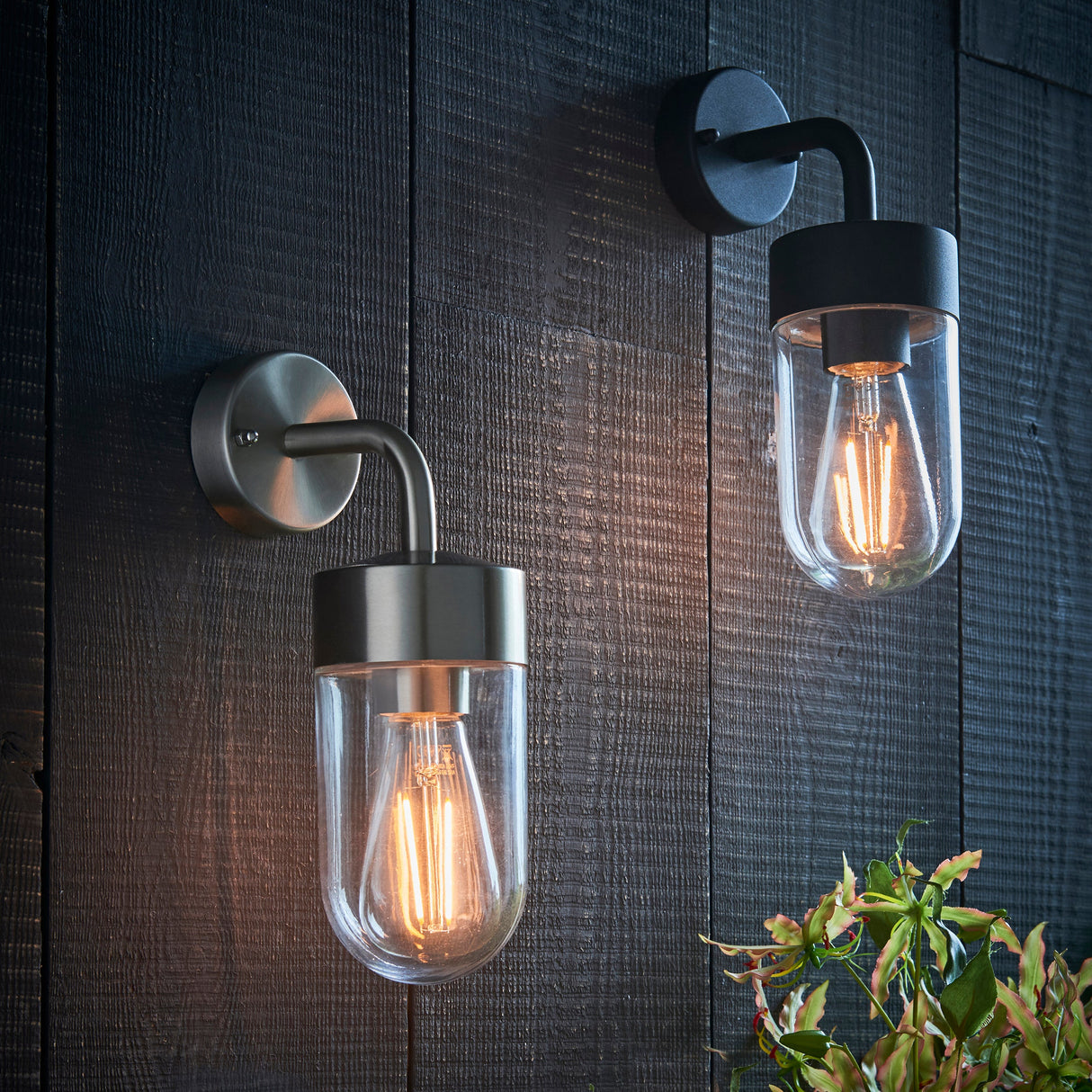 Endon North Outdoor Wall Light Black – from Amos Lighting + Home