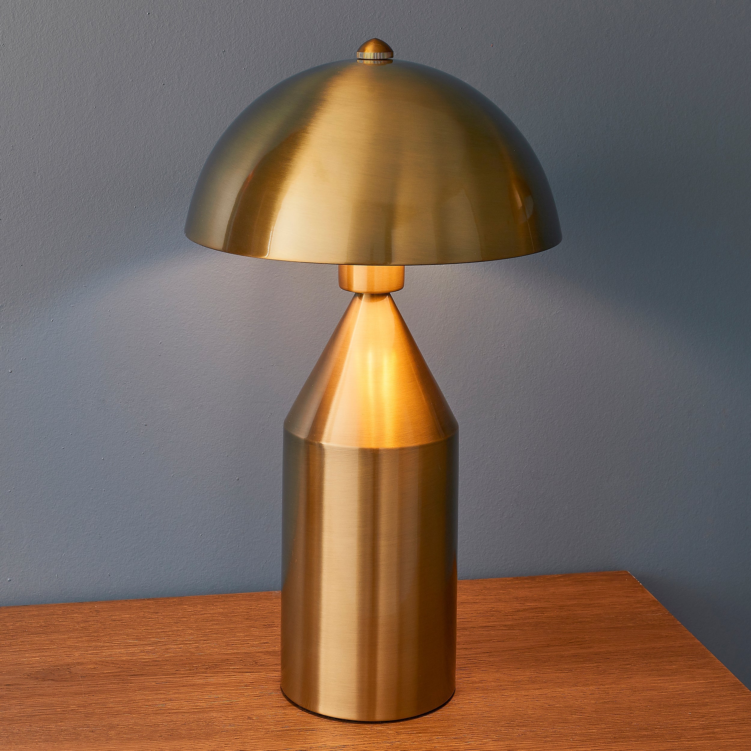 Endon Nova Table Lamp Antique Brass – Amos Lighting + Home