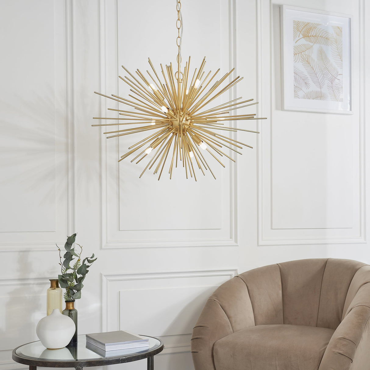 Amos Orta 9lt Chandelier – from Amos Lighting + Home
