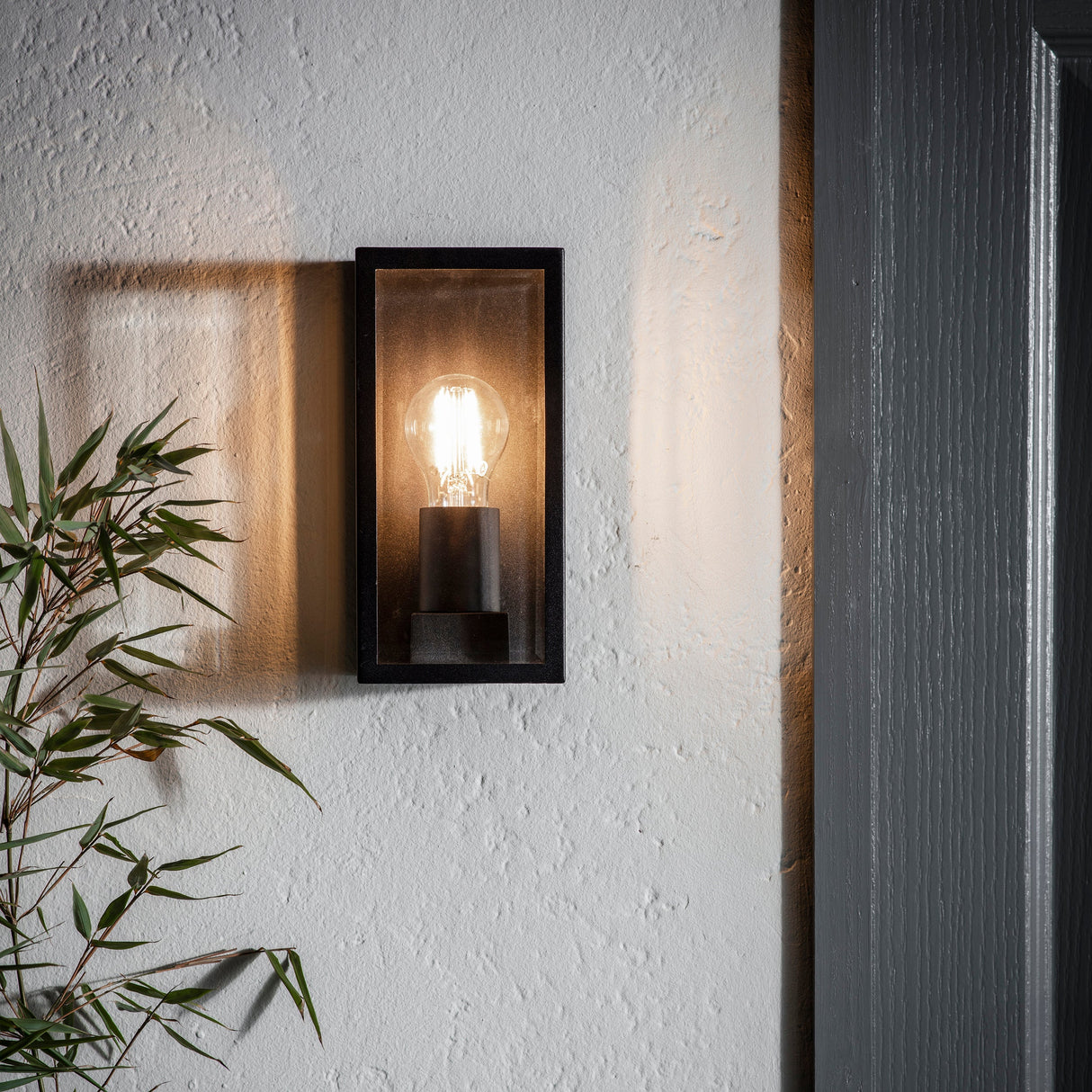 Endon Oxford Outdoor Wall Light Black – from Amos Lighting + Home