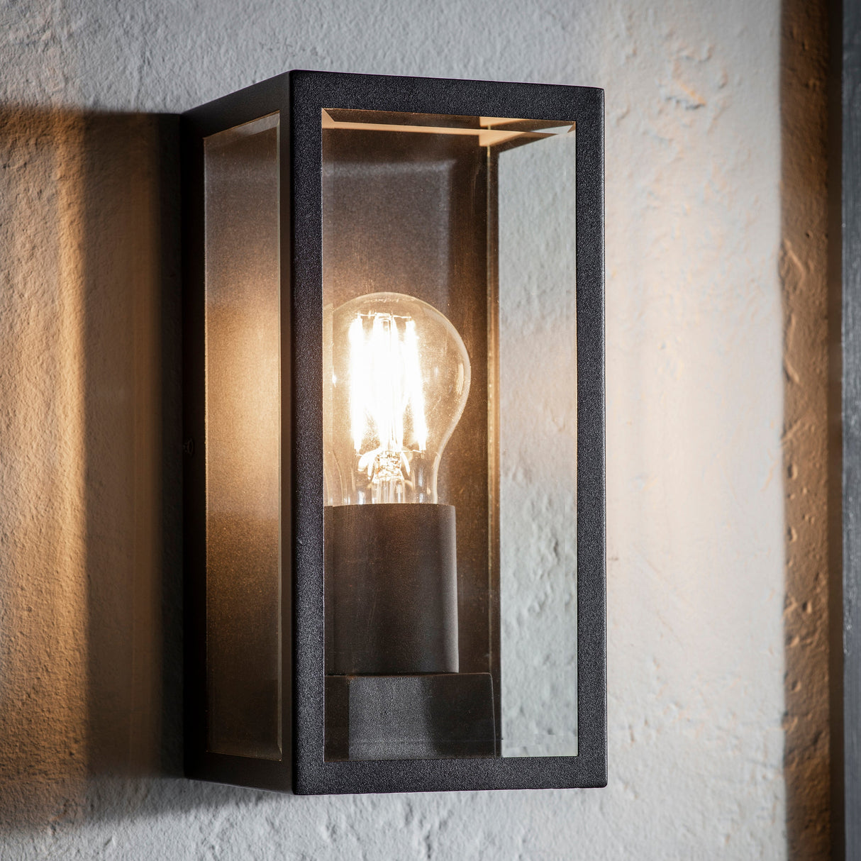Endon Oxford Outdoor Wall Light Black – from Amos Lighting + Home