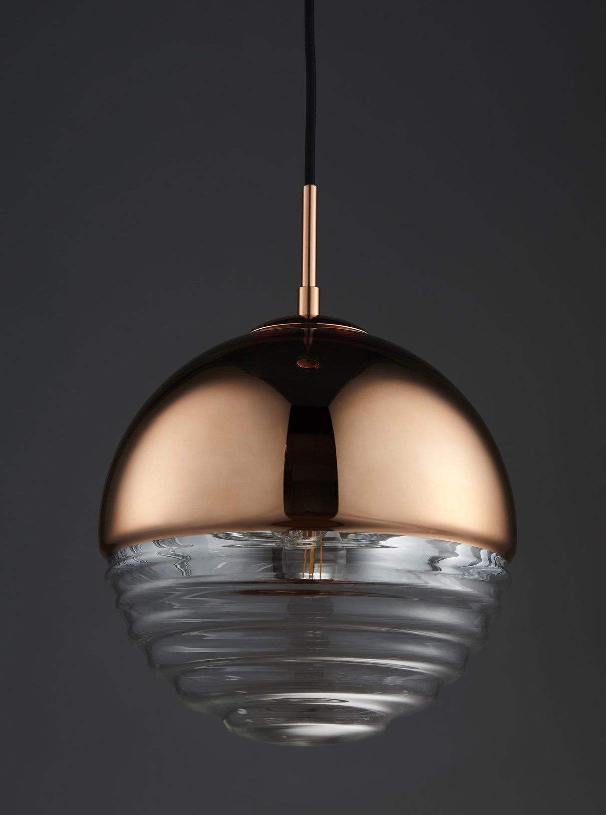 Endon Paloma Pendant Copper – from Amos Lighting + Home