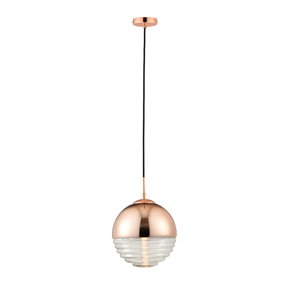 Endon Paloma Pendant Copper – from Amos Lighting + Home