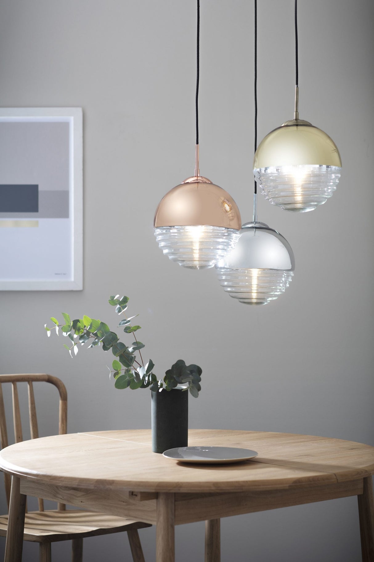 Endon Paloma Pendant Copper – from Amos Lighting + Home