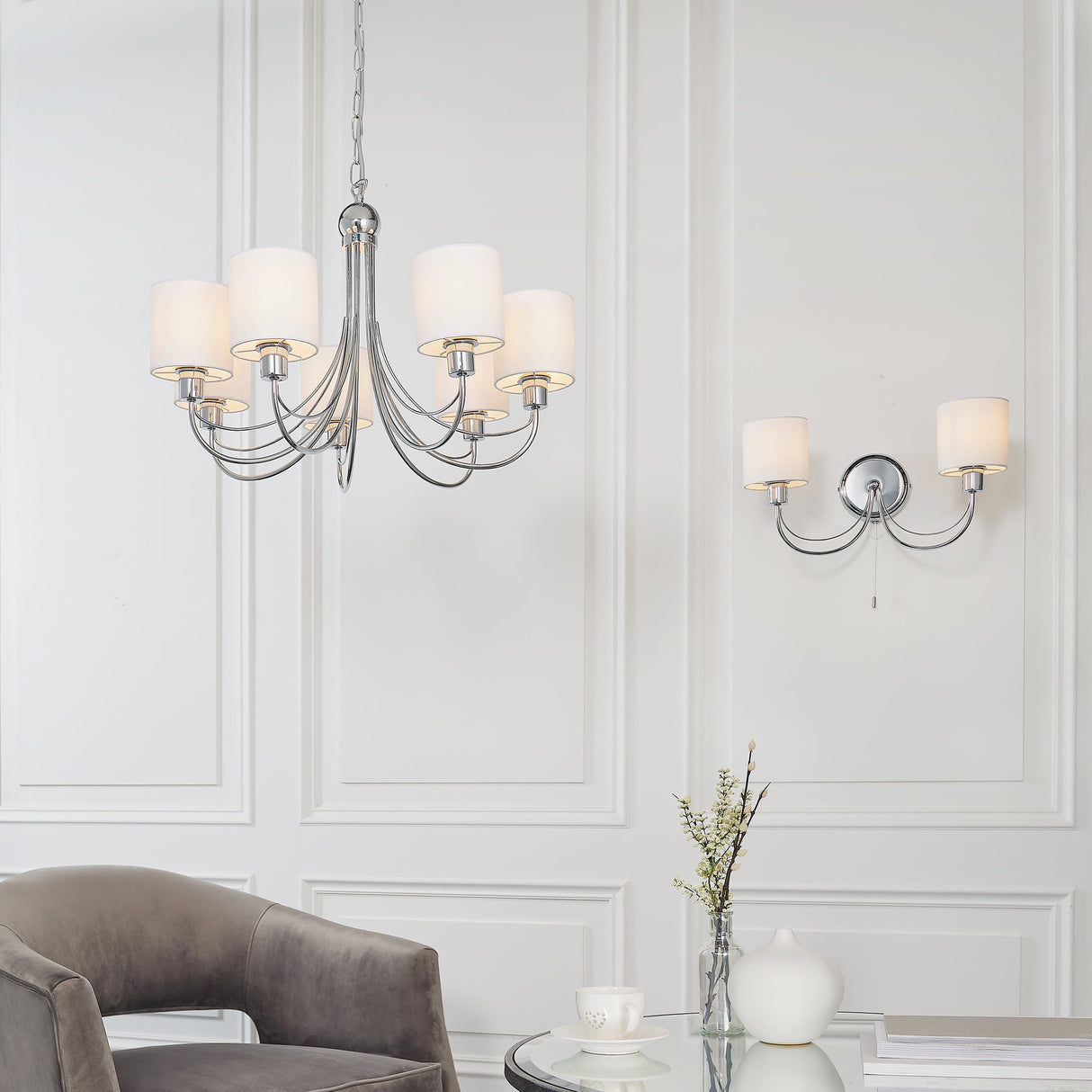 Endon Phantom 7lt Chandelier – from Amos Lighting + Home