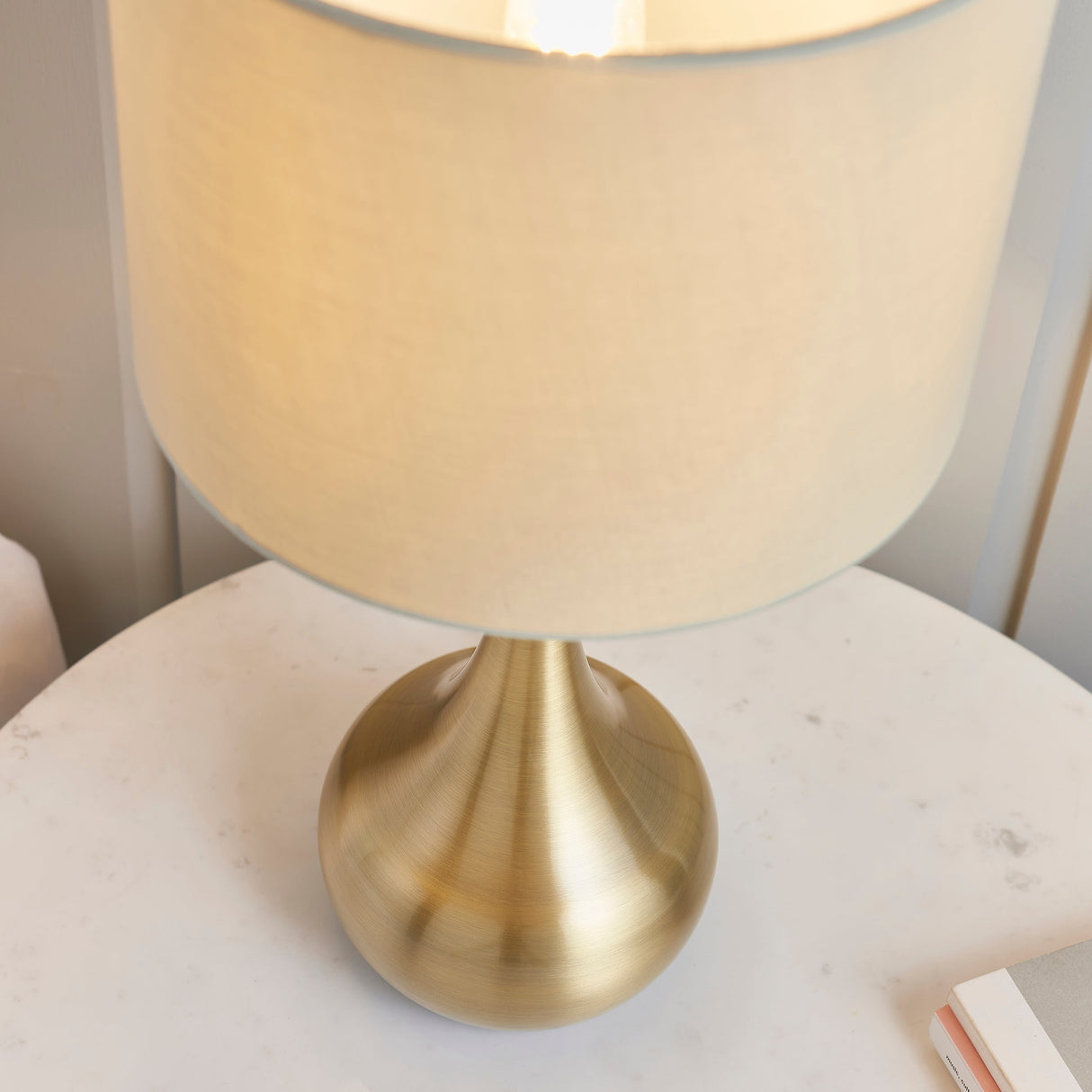 Endon Piccadilly Touch Table Lamp Brass – from Amos Lighting + Home