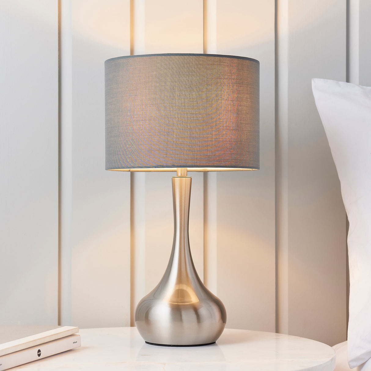 Endon Piccadilly Touch Table Lamp Chrome – from Amos Lighting + Home