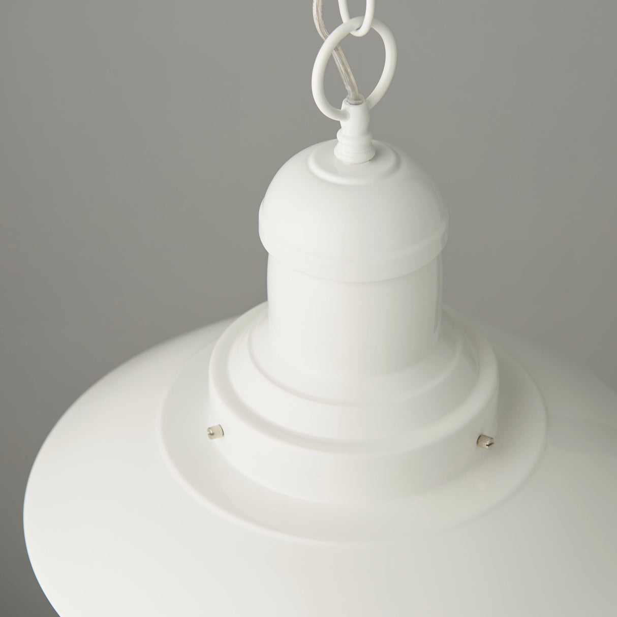 Amos Polperro Nautical Pendant Cream Gloss – from Amos Lighting + Home