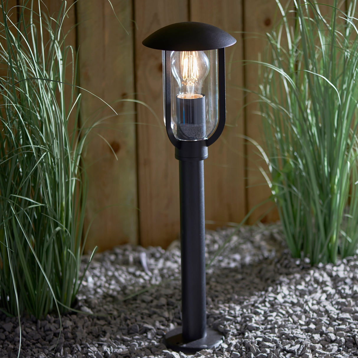Amos Quinn Black Outdoor Bollard – from Amos Lighting + Home