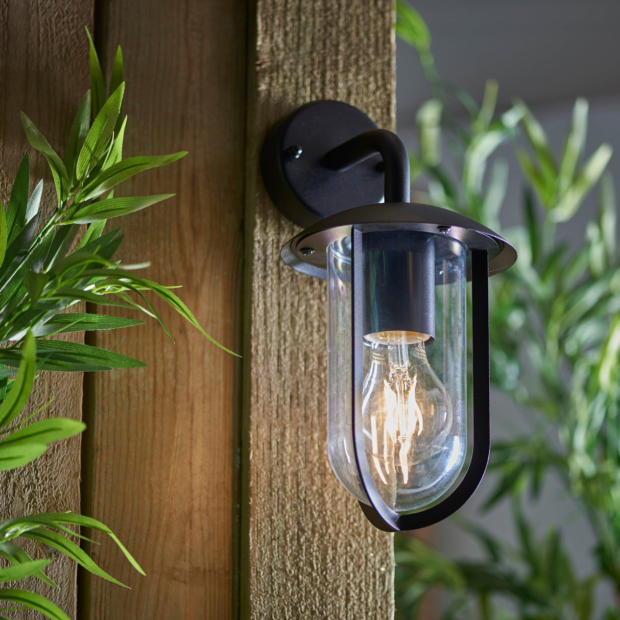 Amos Quinn Black Outdoor Wall Light – from Amos Lighting + Home