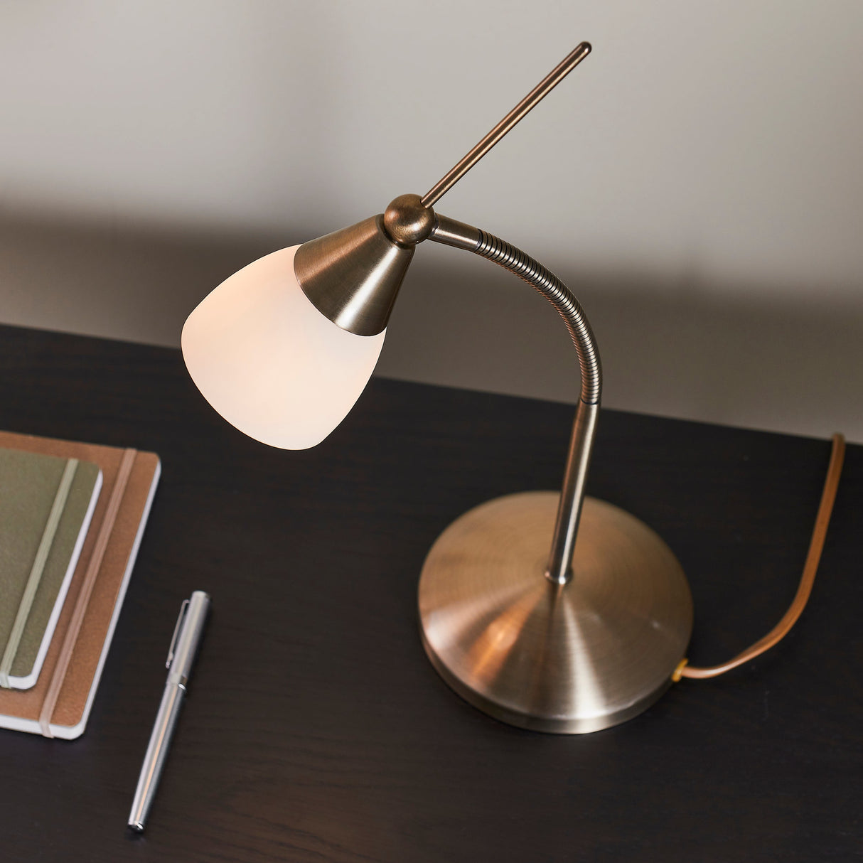 Amos Range Touch Table Lamp Brass – from Amos Lighting + Home