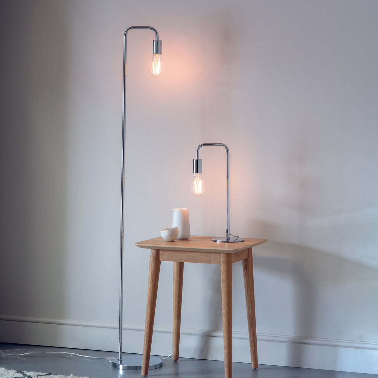 Endon Rubens Table Lamp Chrome – from Amos Lighting + Home