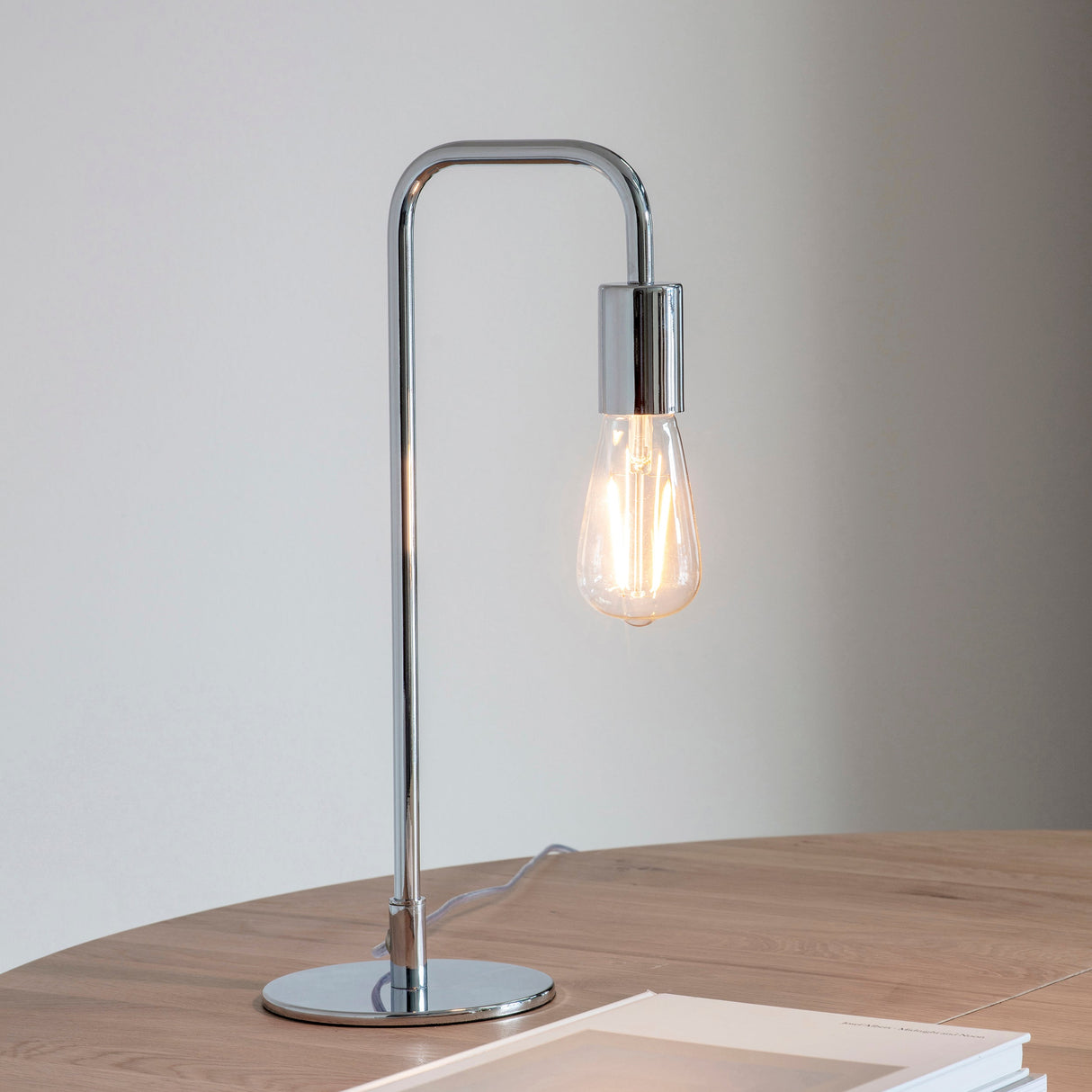 Endon Rubens Table Lamp Chrome – from Amos Lighting + Home
