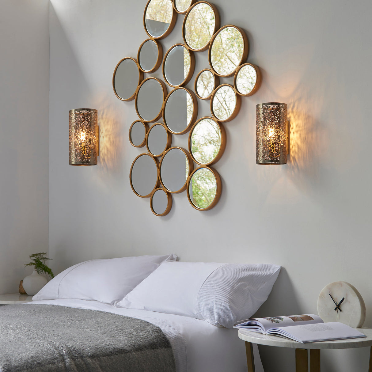 Endon Secret Garden Wall Light Antique Brass – from Amos Lighting + Home