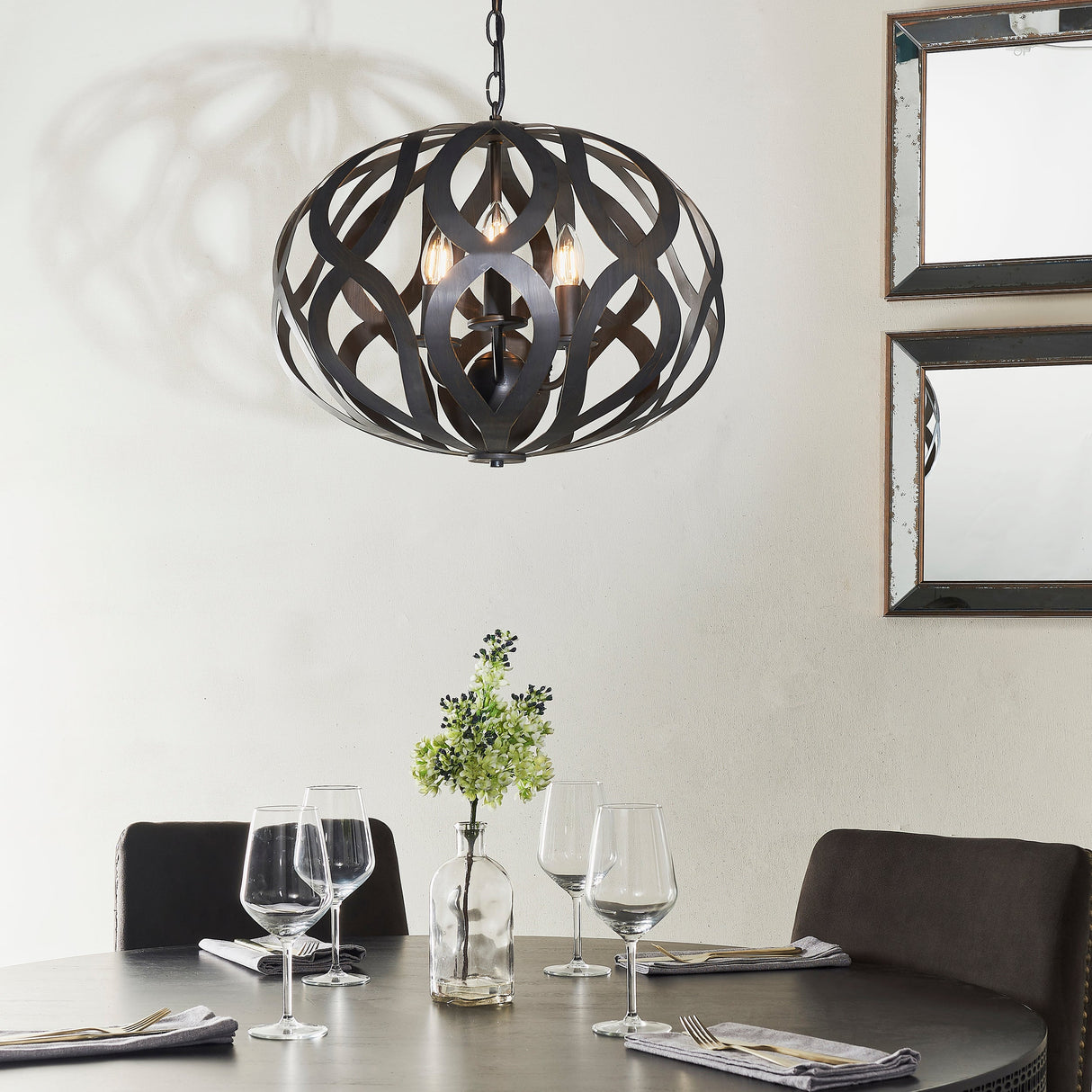 Endon Sirolo 3lt Pendant – from Amos Lighting + Home