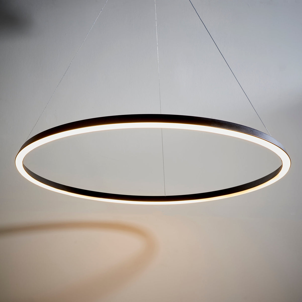 Amos Staten LED Pendant Matt Black – from Amos Lighting + Home