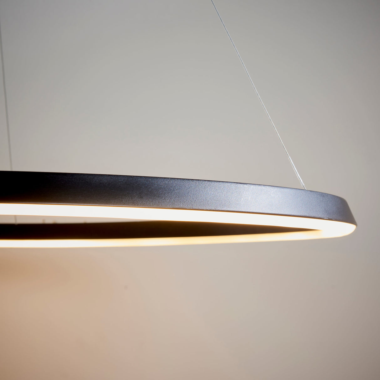 Amos Staten LED Pendant Matt Black – from Amos Lighting + Home