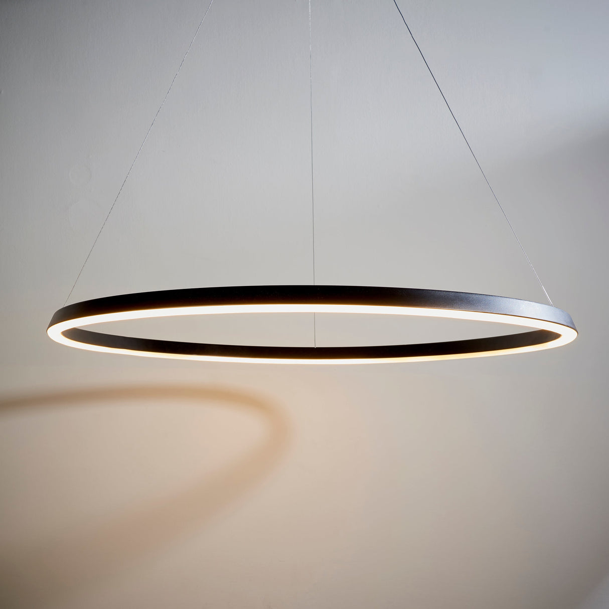 Amos Staten LED Pendant Matt Black – from Amos Lighting + Home