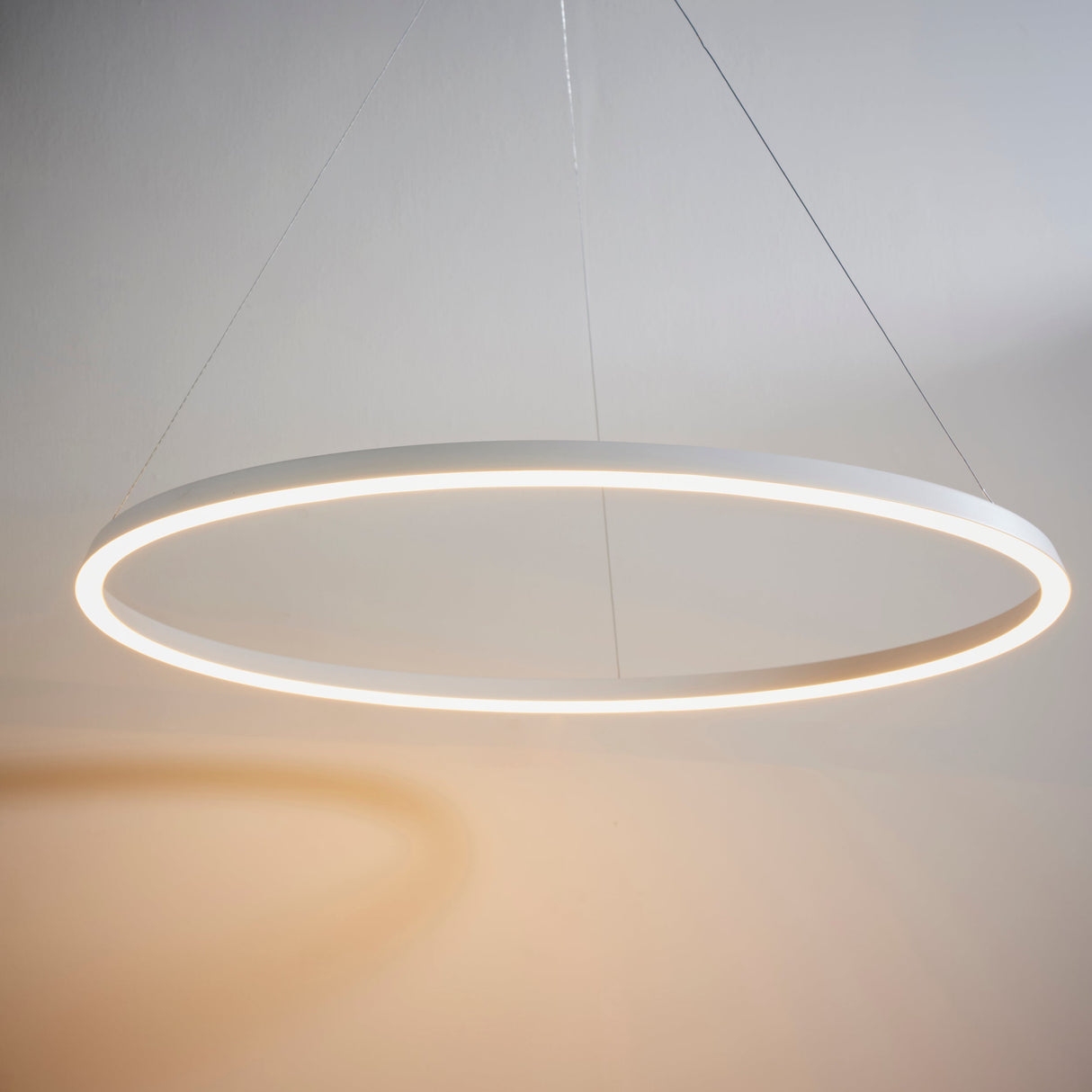 Amos Staten LED Pendant Matt White – from Amos Lighting + Home