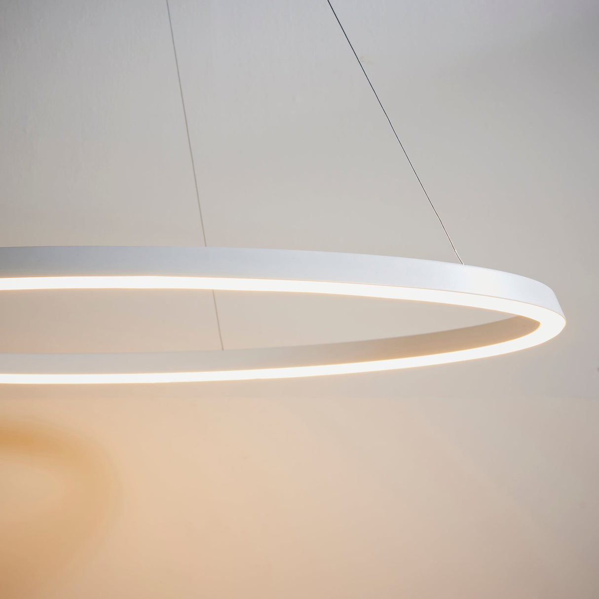 Amos Staten LED Pendant Matt White – from Amos Lighting + Home