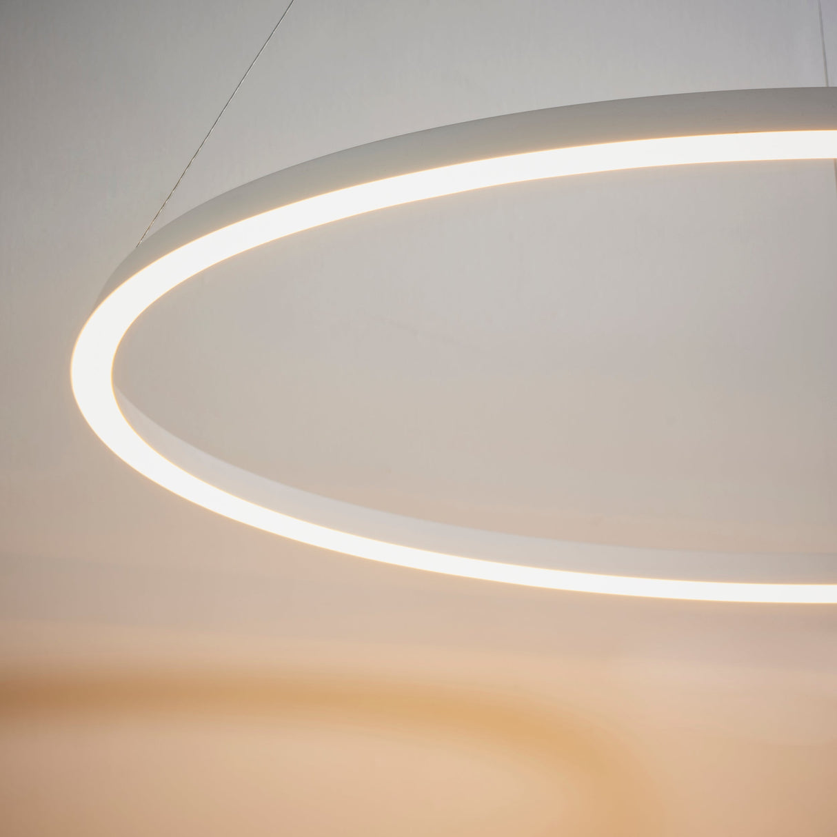 Amos Staten LED Pendant Matt White – from Amos Lighting + Home