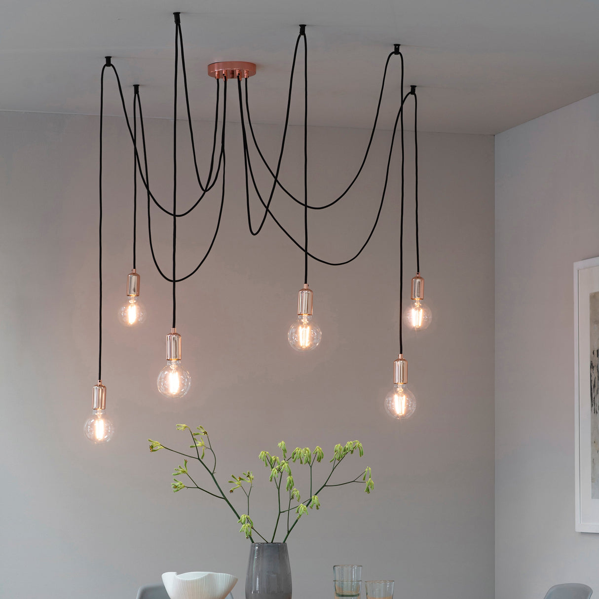 Amos Studio 6lt Pendant Copper – from Amos Lighting + Home