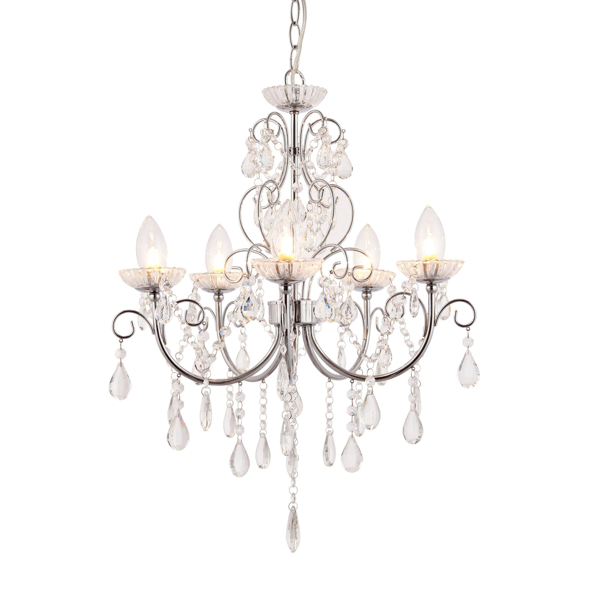 Amos Tabitha 5lt Bathroom Chandelier – from Amos Lighting + Home