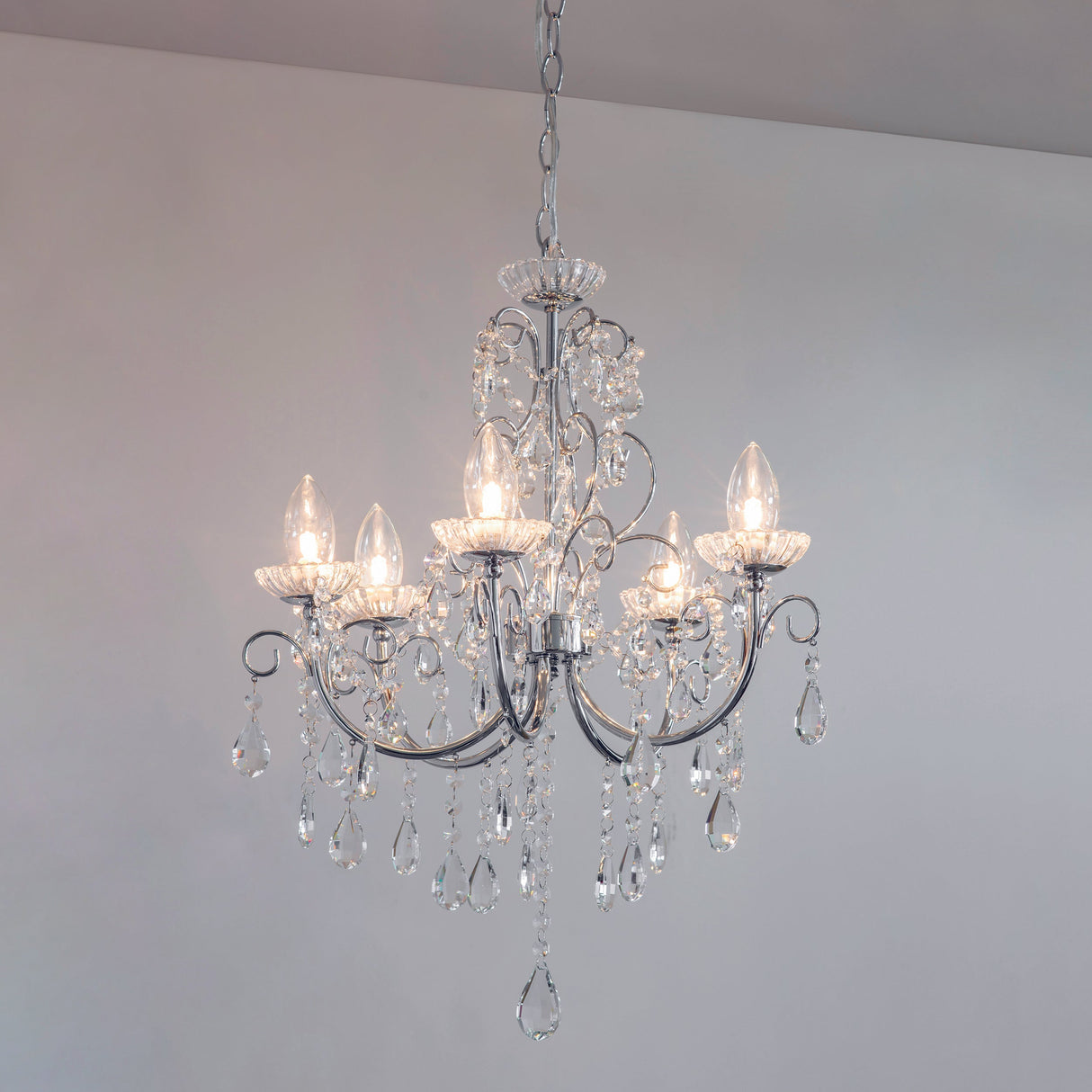Amos Tabitha 5lt Bathroom Chandelier – from Amos Lighting + Home