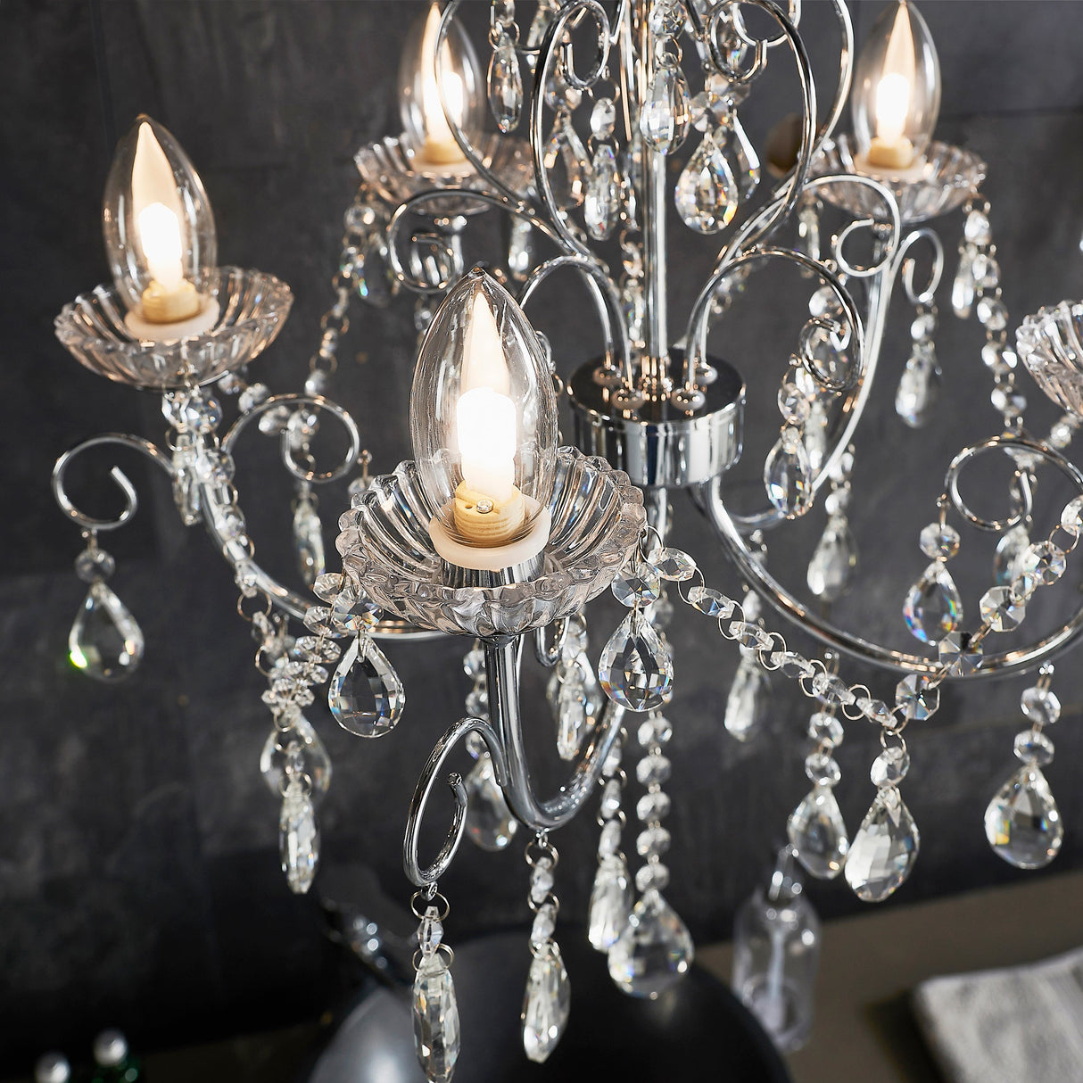Amos Tabitha 5lt Bathroom Chandelier – from Amos Lighting + Home