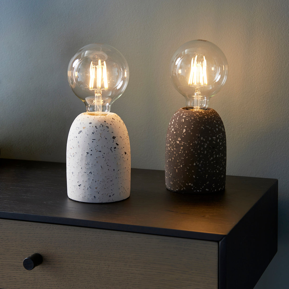 Amos Terrazzo Table Lamp White – from Amos Lighting + Home