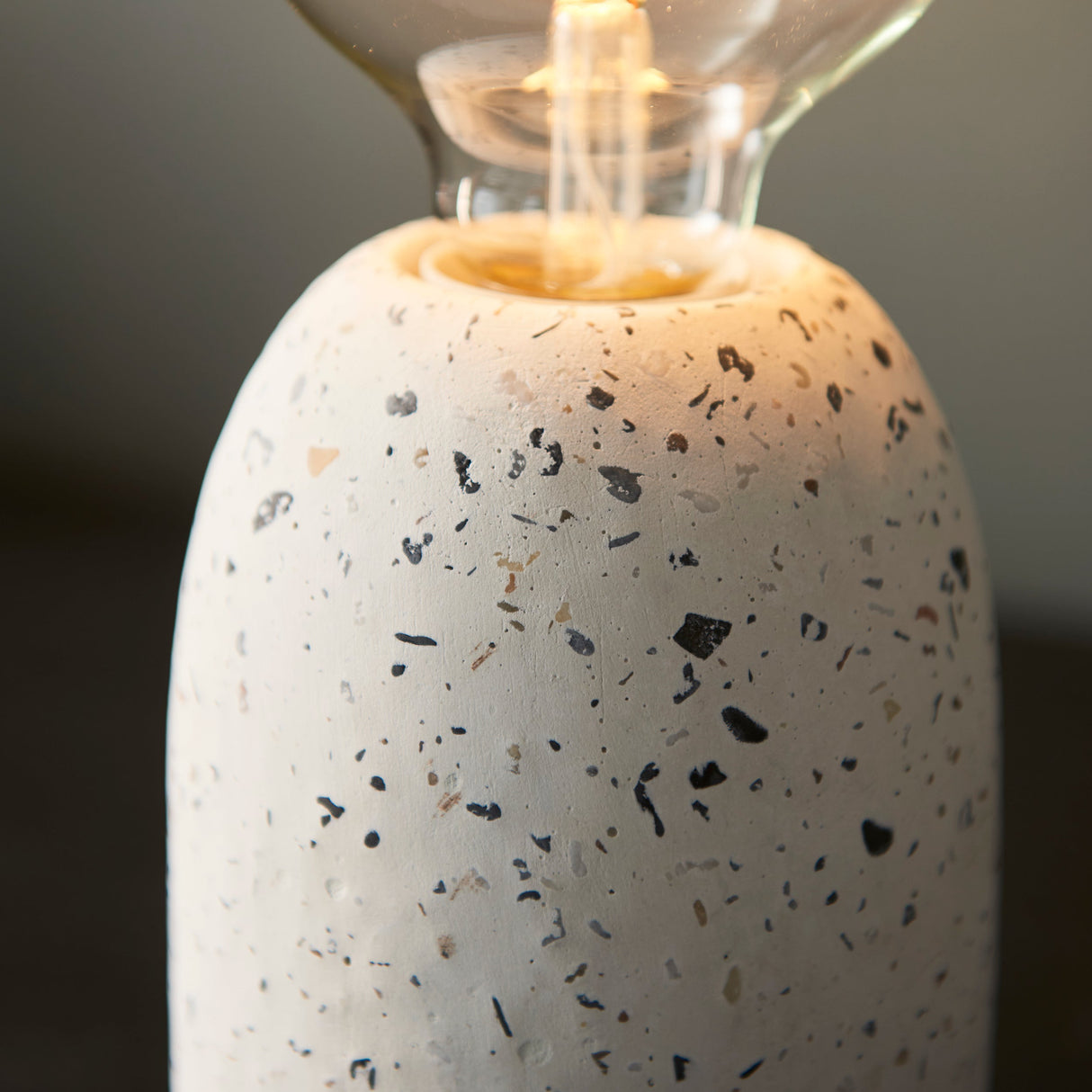 Amos Terrazzo Table Lamp White – from Amos Lighting + Home