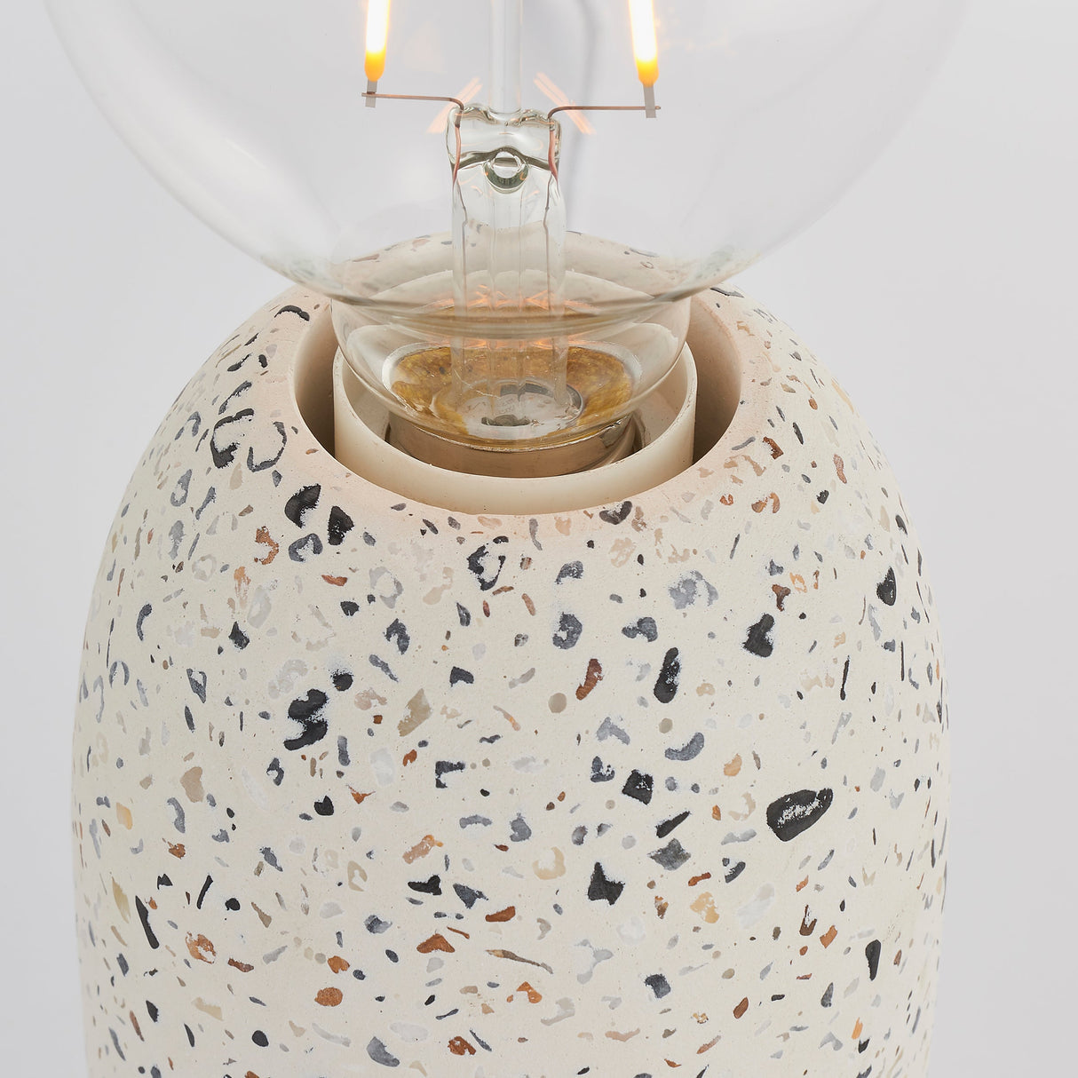 Amos Terrazzo Table Lamp White – from Amos Lighting + Home