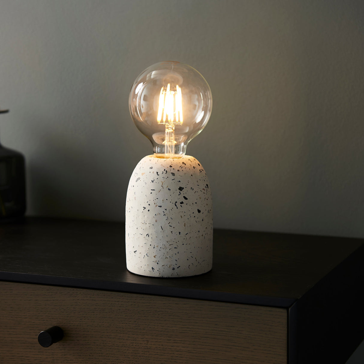 Amos Terrazzo Table Lamp White – from Amos Lighting + Home