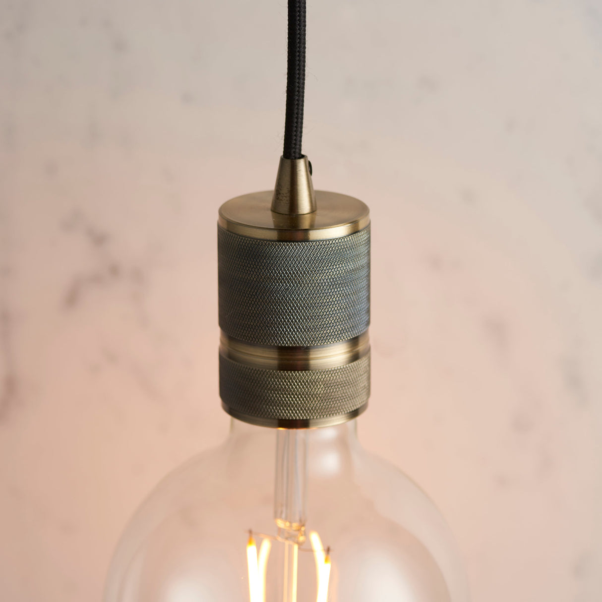 Amos Urban Pendant Suspension Antique Brass – from Amos Lighting + Home