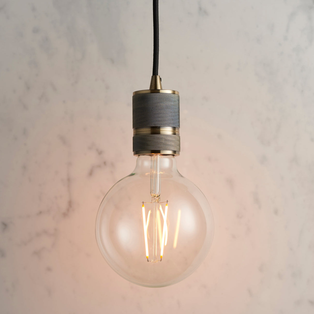 Amos Urban Pendant Suspension Antique Brass – from Amos Lighting + Home