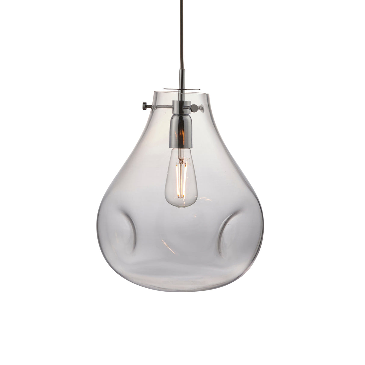 Endon Utopia Pendant Clear Glass – from Amos Lighting + Home