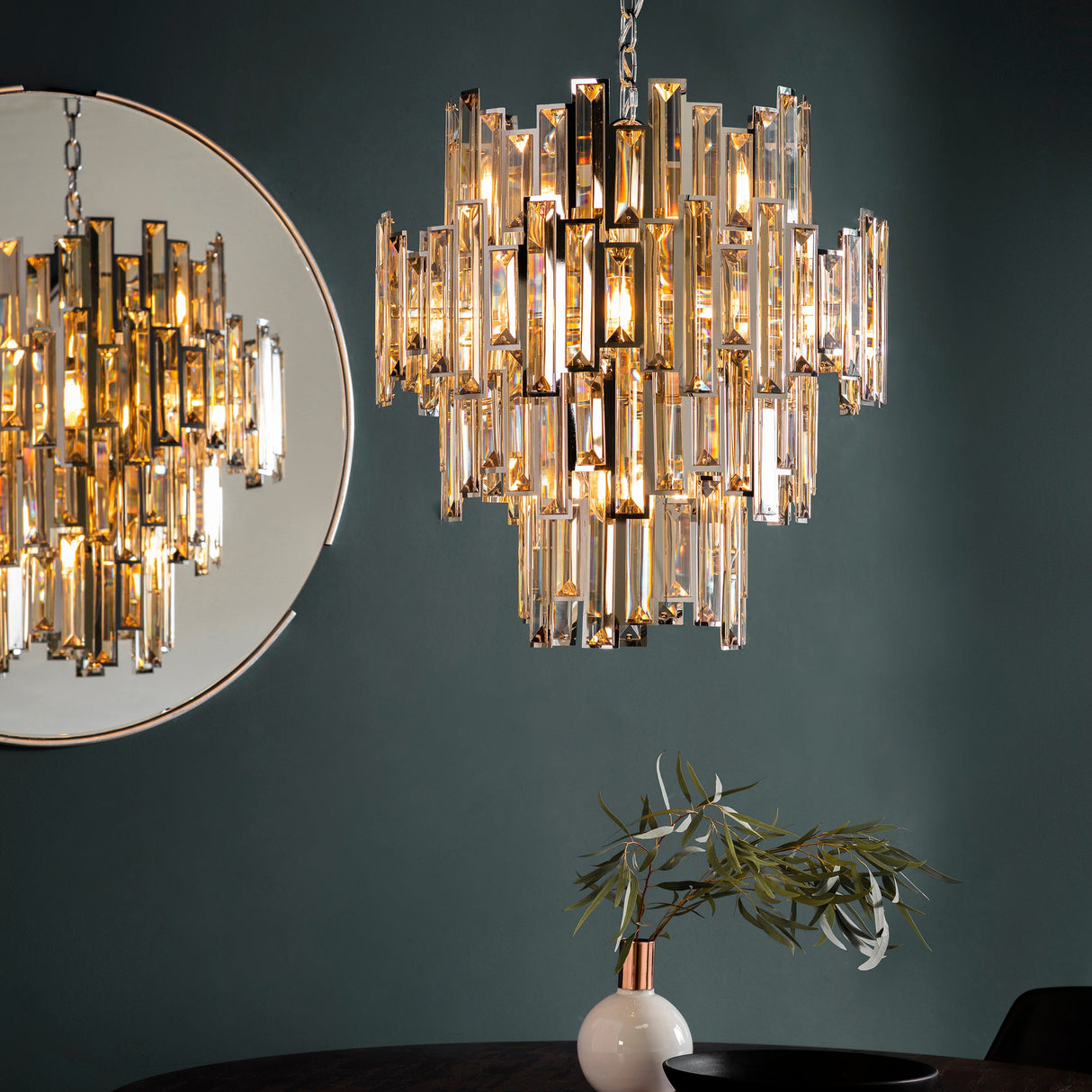 Endon Viviana 12lt Chandelier – from Amos Lighting + Home
