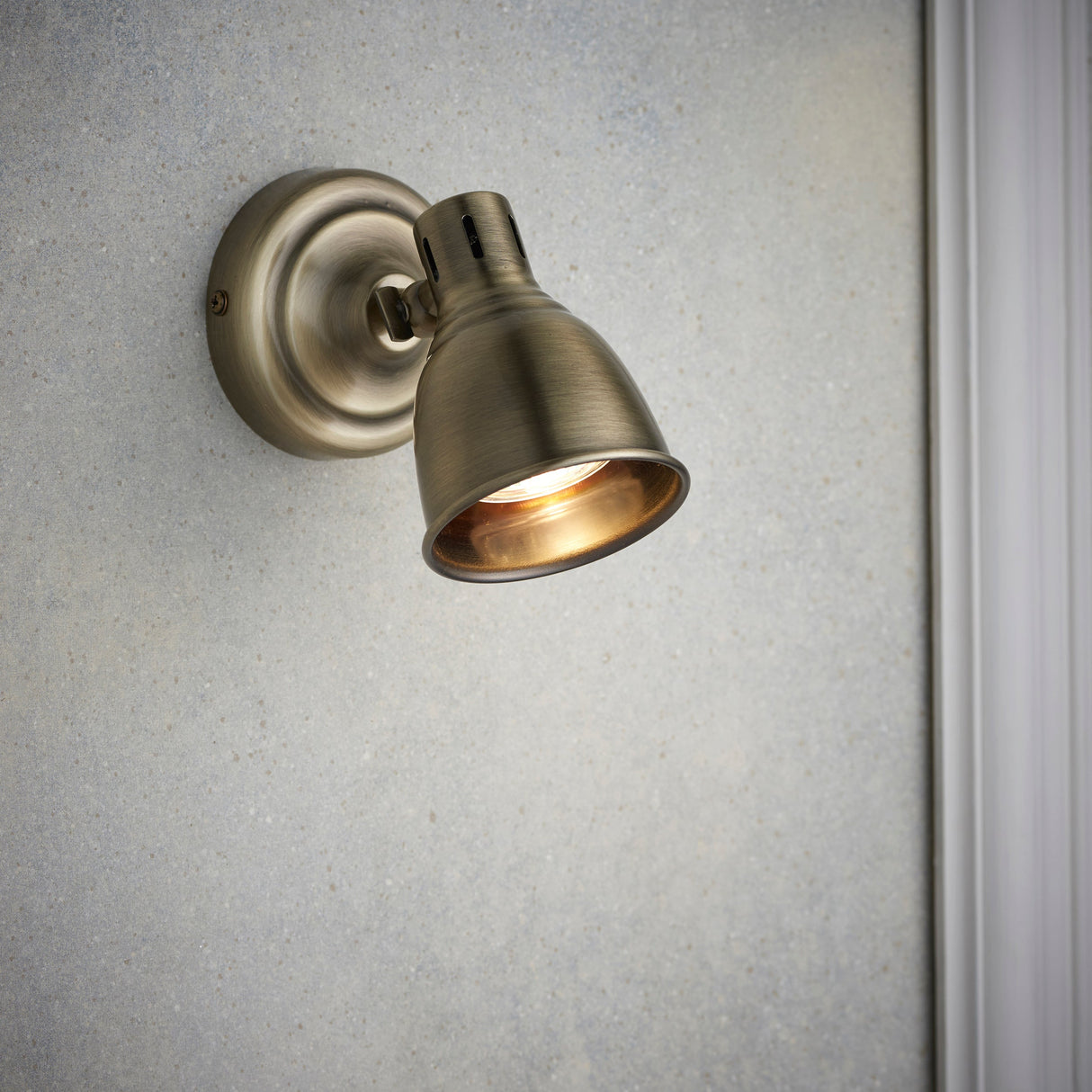 Amos Westbury Single Spot Antique Brass – from Amos Lighting + Home