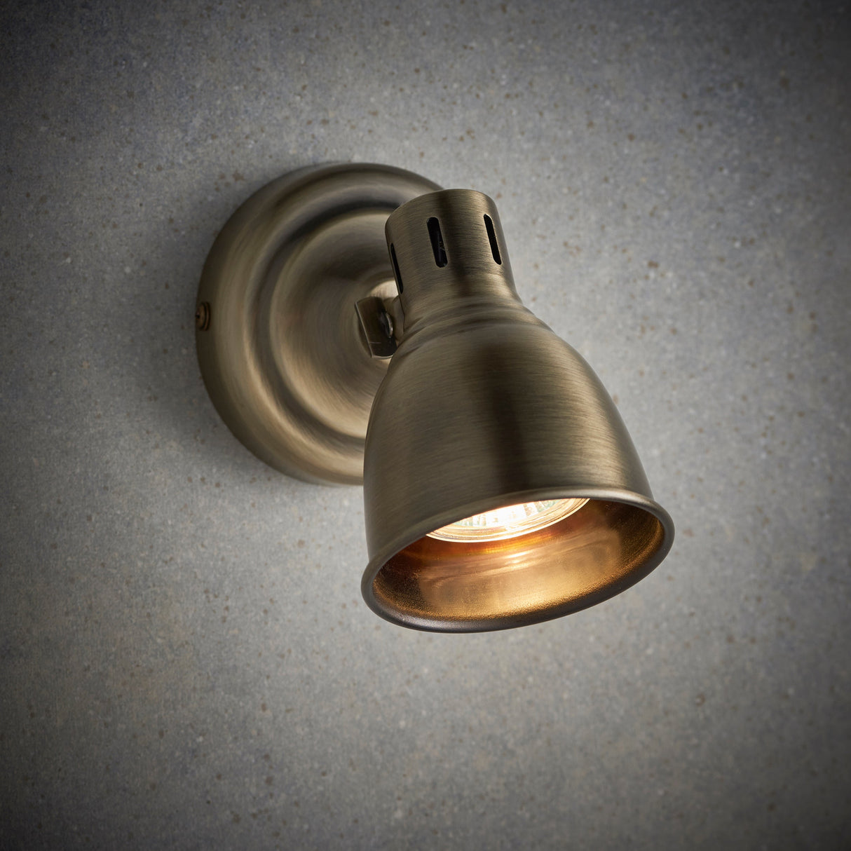Amos Westbury Single Spot Antique Brass – from Amos Lighting + Home