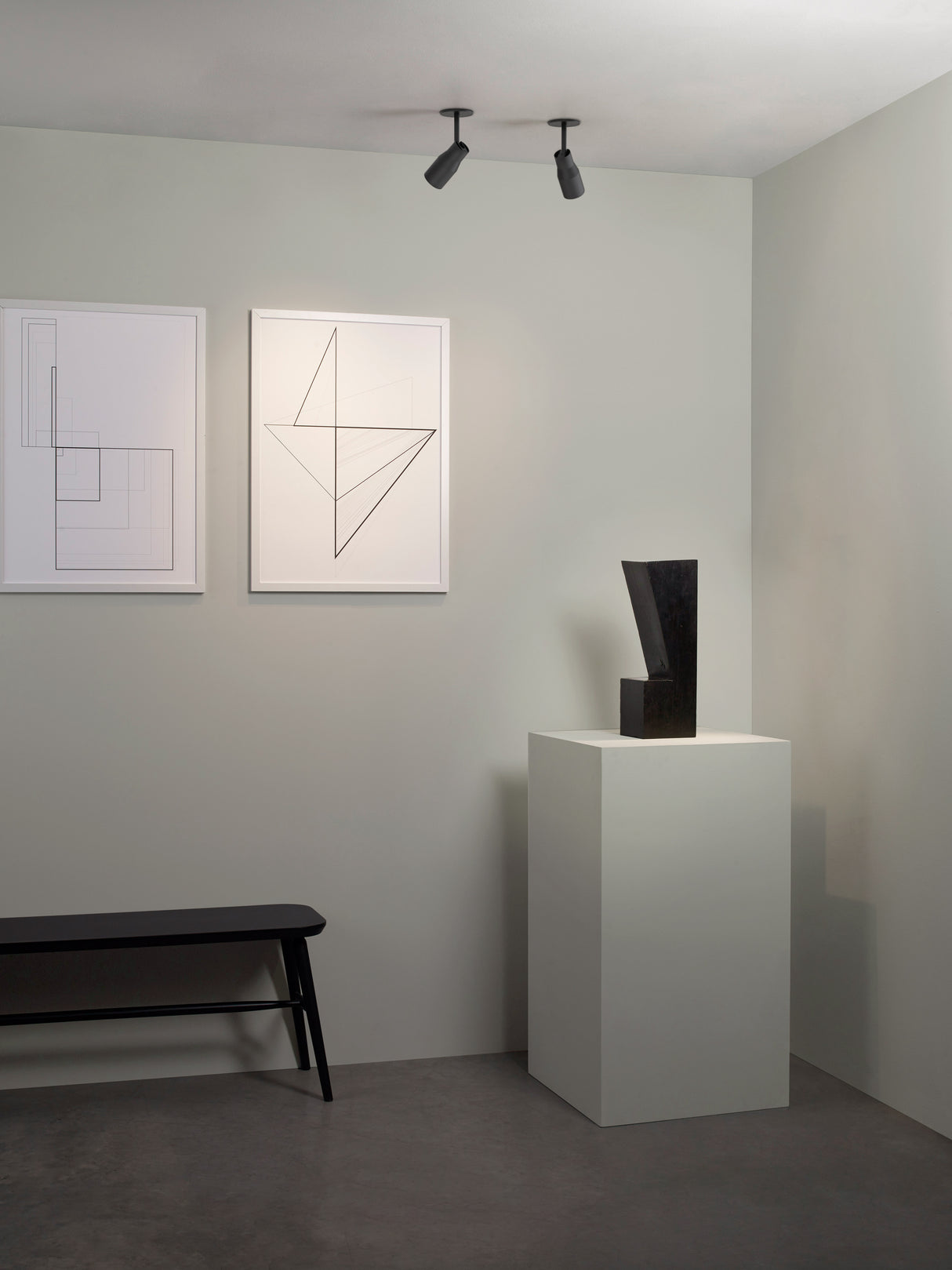 Astro Apollo 100 Recessed Matt Black Interior Spotlight