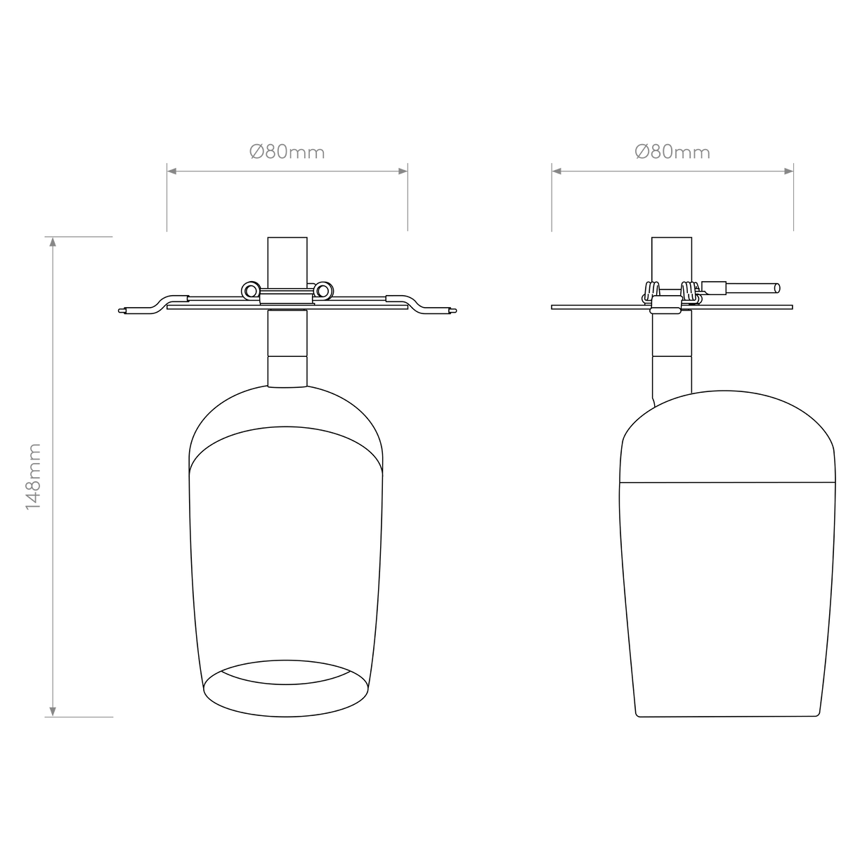 Astro Koto Recessed Matt Black Interior Spotlight