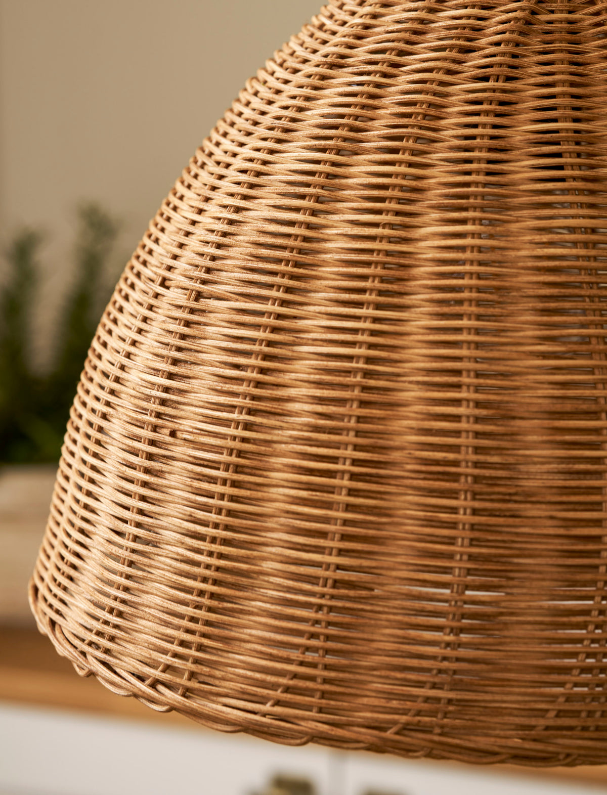 Garden Trading Mouldon Pendant Light Natural Rattan Medium