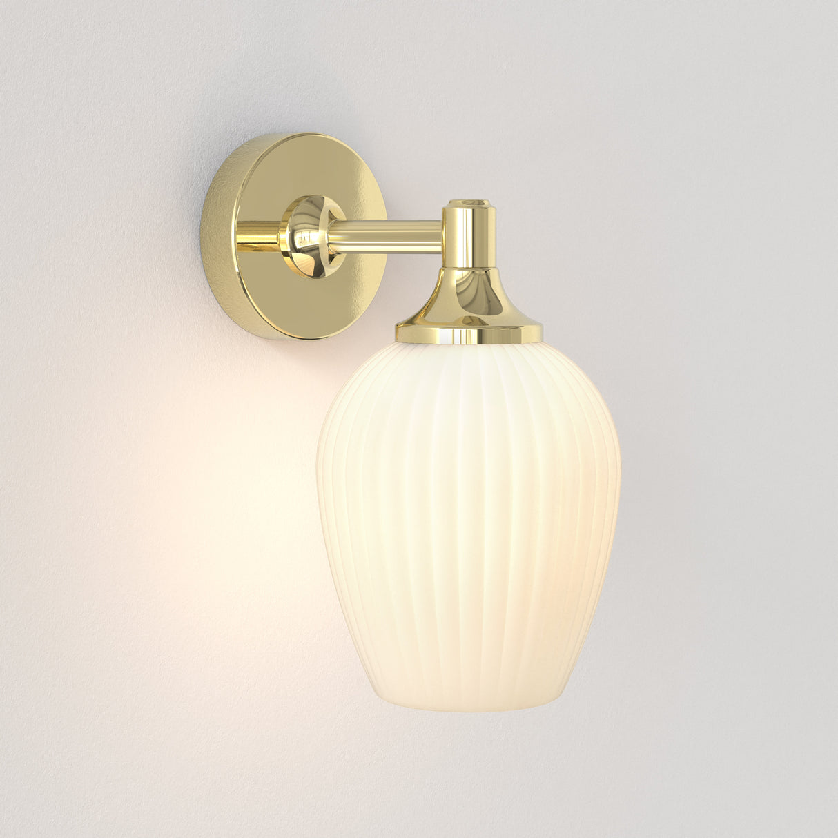 Astro Liberty Wall Polished Brass Bathroom Wall Light