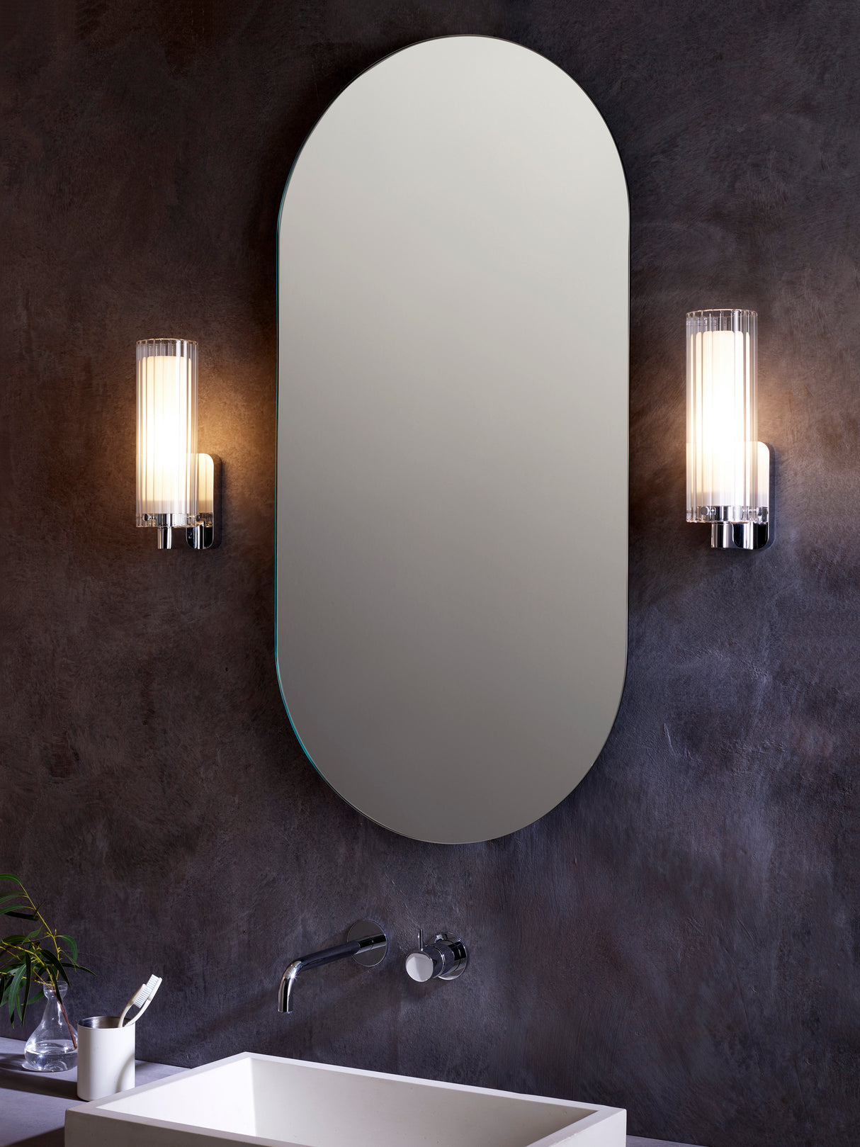 Astro Ottavino Wall Polished Chrome Bathroom Wall Light