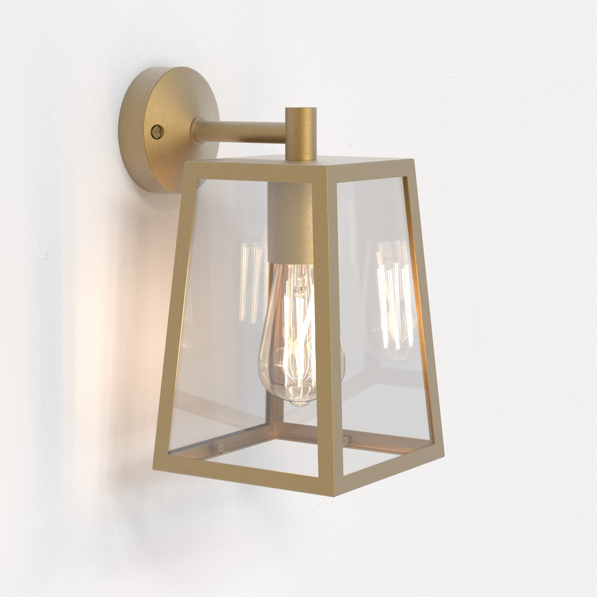 Astro Calvi Wall 215 Antique Brass Outdoor Wall Light